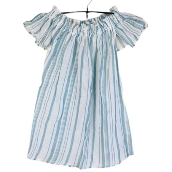 Show Me Your MuMu Point Dume Woodstock Stripe Cotton Tunic Mini Dress Sz S NWT - Picture 4 of 10